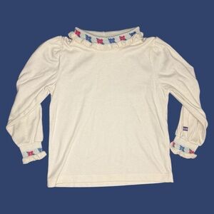 Vintage OshKosh Ruffle Collar Top